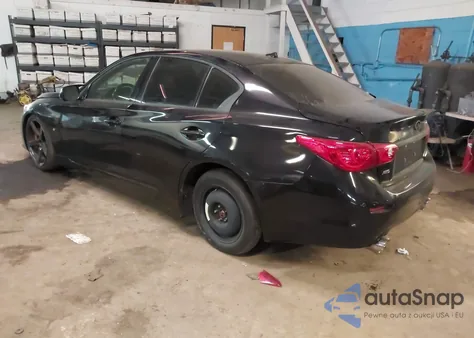 2014 Infiniti Q50 Sport z USA, uszkodzony, nr VIN JN1BV7AR1EM688724